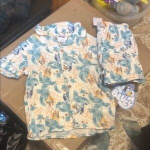 NWT Sz 3t BLUEY shortset